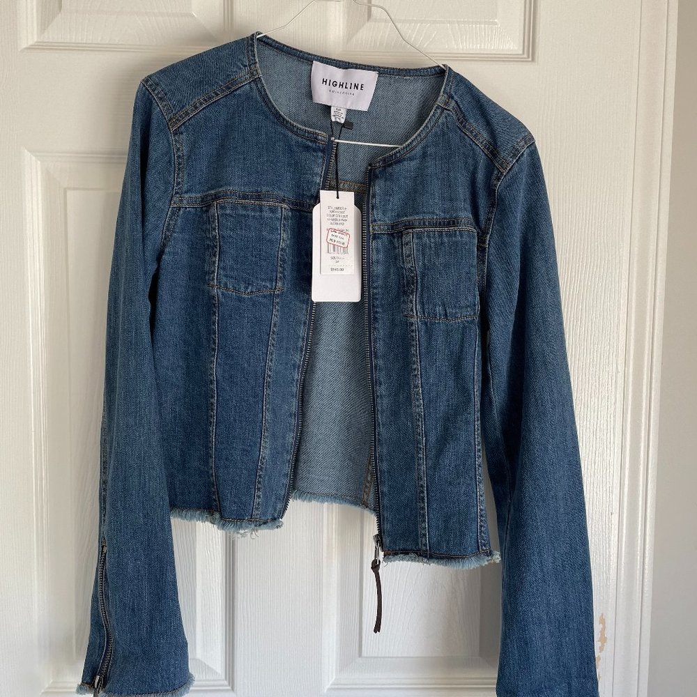 DENIM RACER JACKET